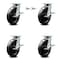 Service Caster 8 Inch Kingpinless Phenolic Wheel Caster Brakes 2 Swivel Locks SCC, 4PK SCC-KP30S820-PHR-SLB-BSL-2-SLB-2 - alternate 1